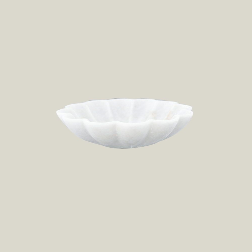 Flower Marble Bowl