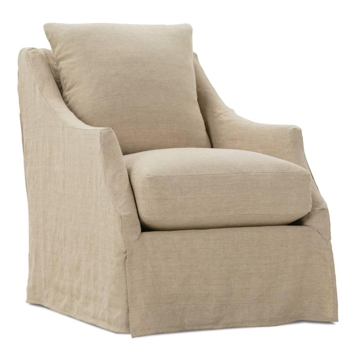 Kori Slipcovered Swivel Chair