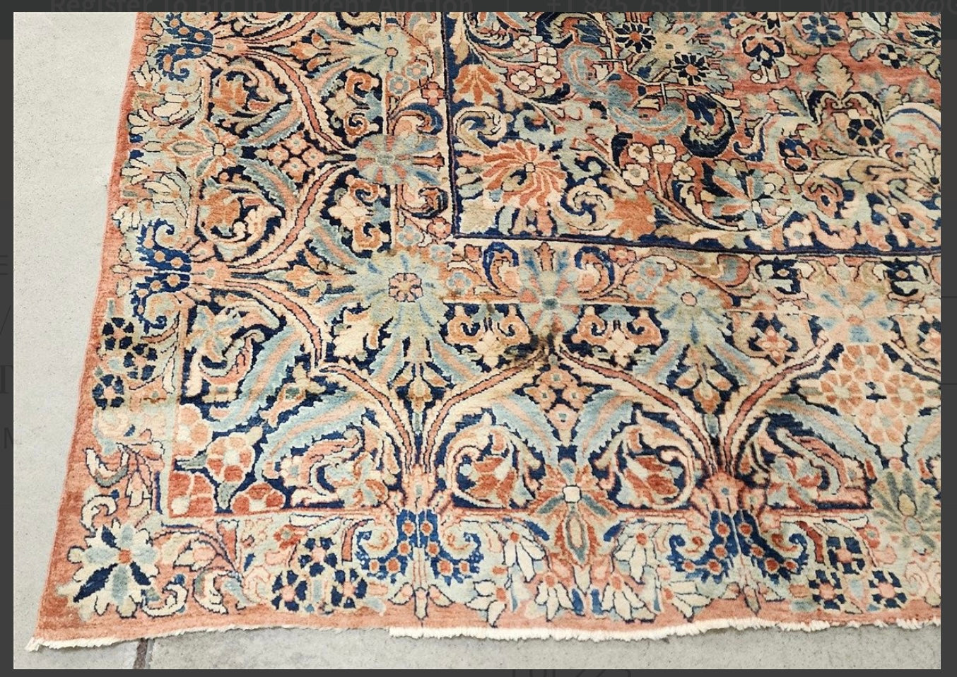Vintage Sarouk Rug - 10'1" x 20'3"