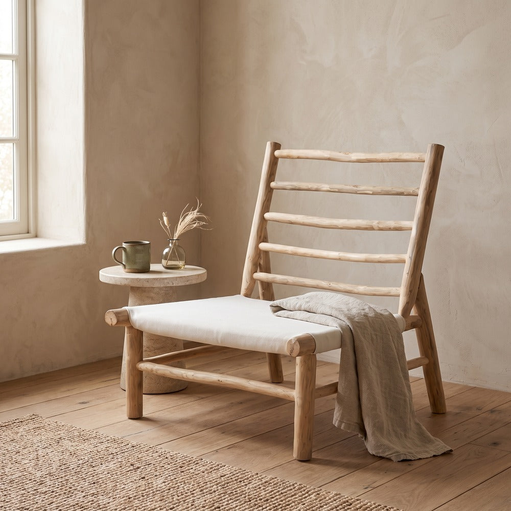 Amelie Accent Chair, styled at home