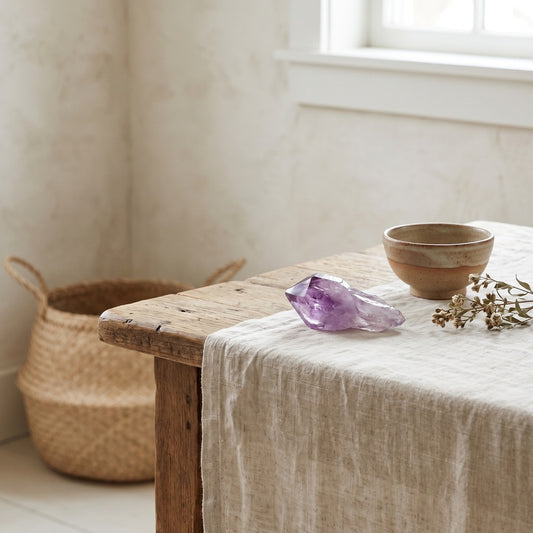 Amethyst Point, styled at home