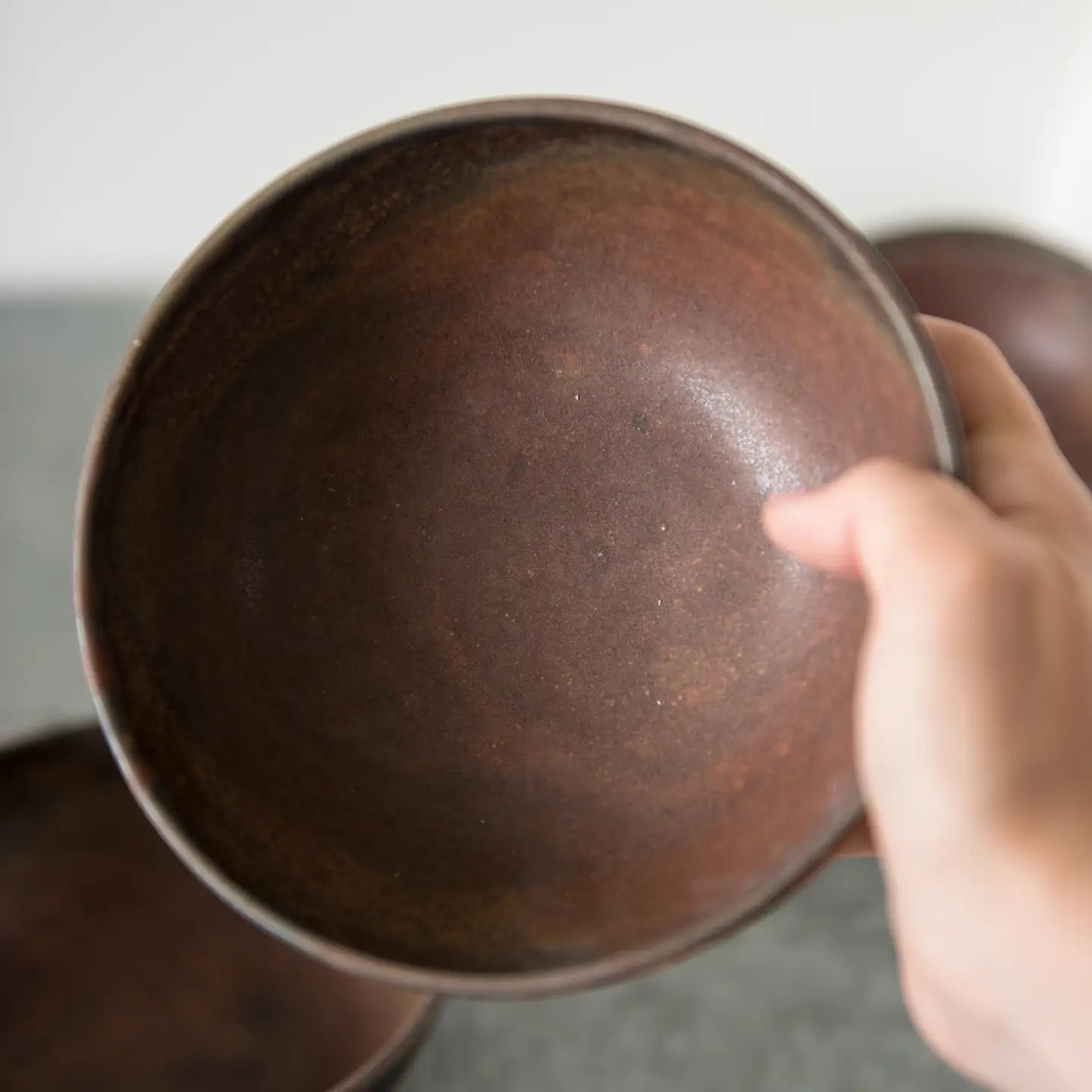 Stoneware Rust-Glaze Bowl