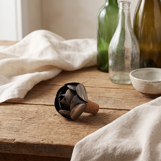 Flower Bottle Stopper, styled at home