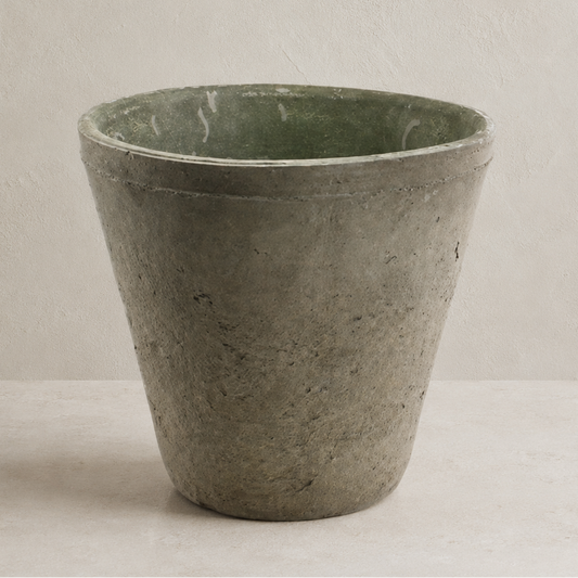 Gray-Wash Terracotta Pot