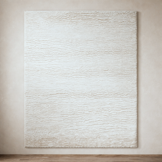 Handloom Cashmere Blend High Pile Rug