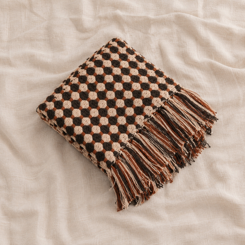 Hudson Woven Cotton Throw