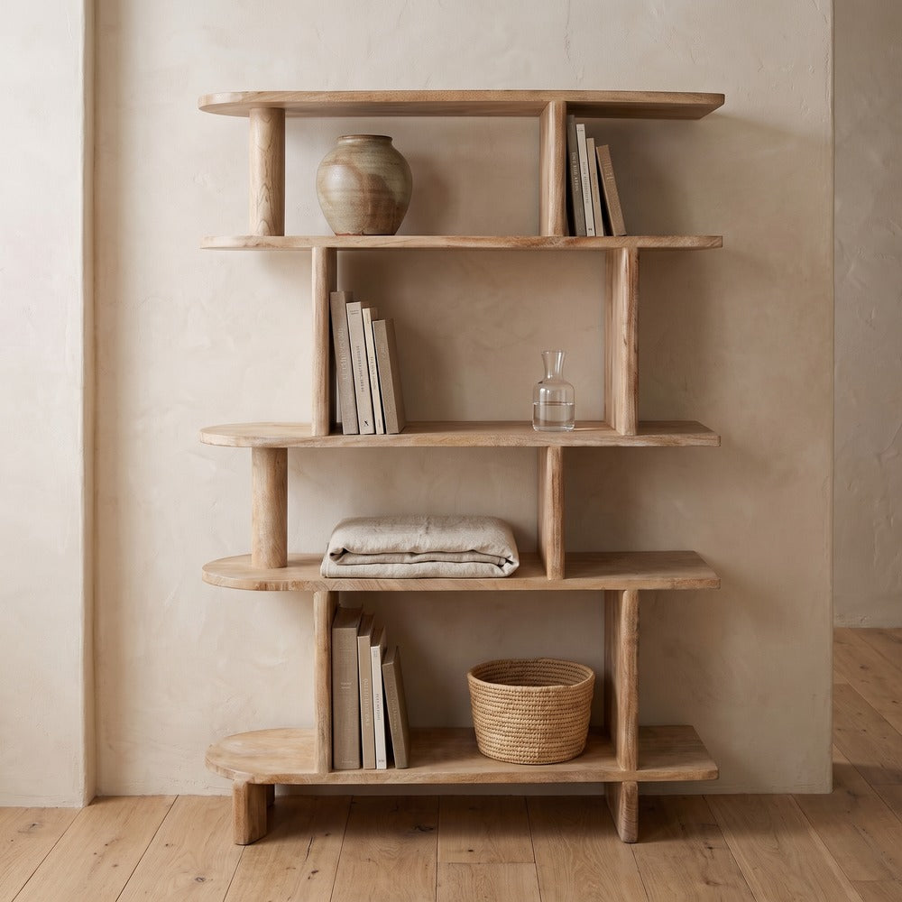 Polarity Mango Wood Shelf, styled at home