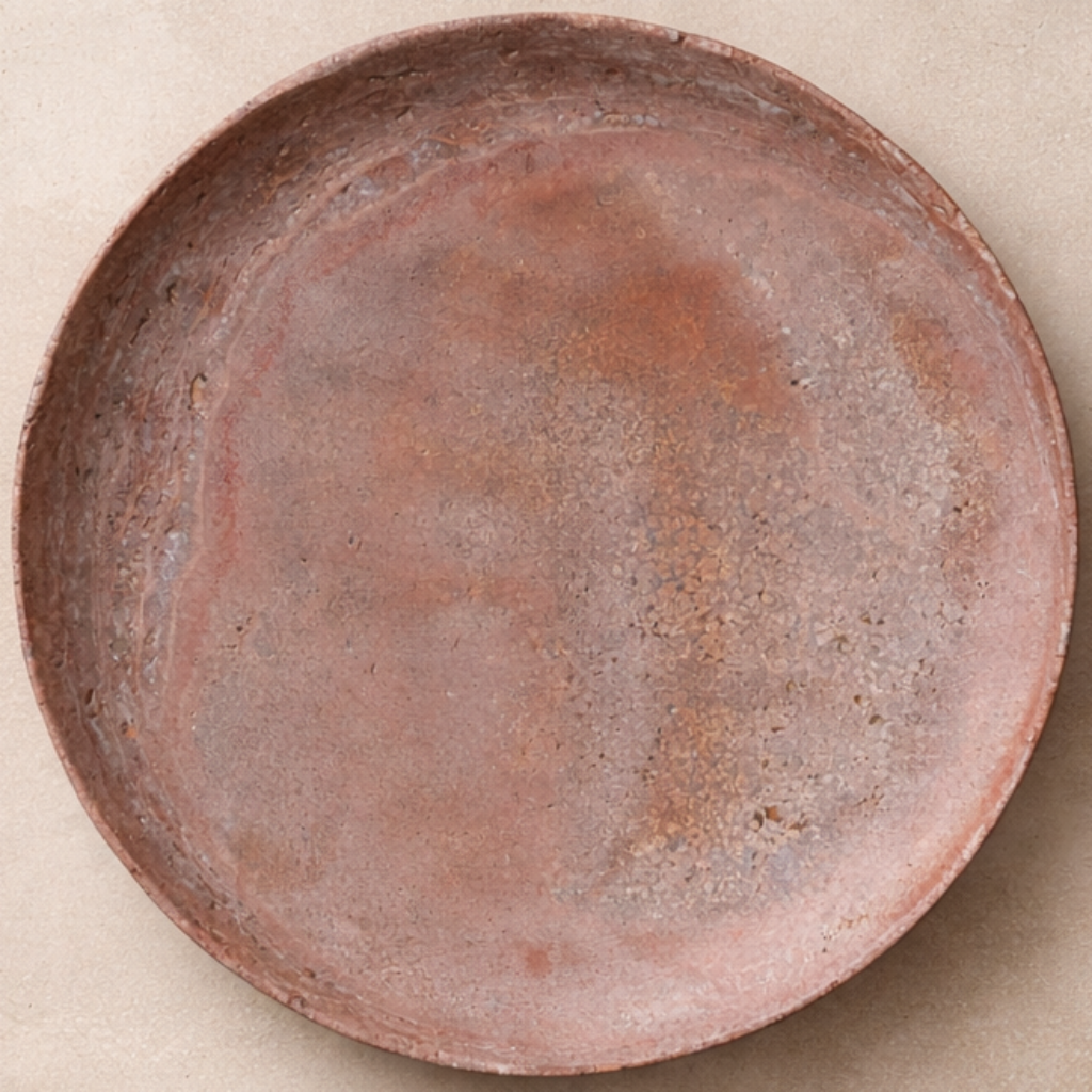 Red Travertine Tray
