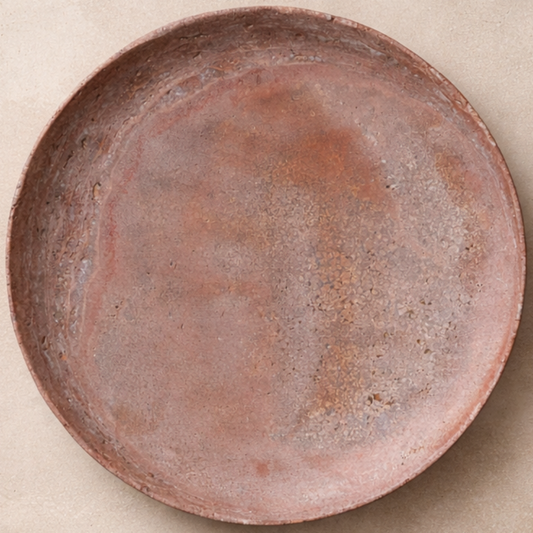 Red Travertine Tray