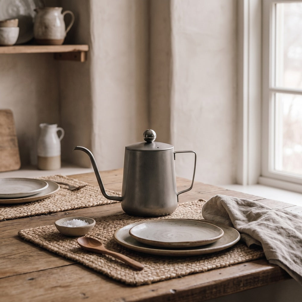 Stainless Steel Cruet, styled at home