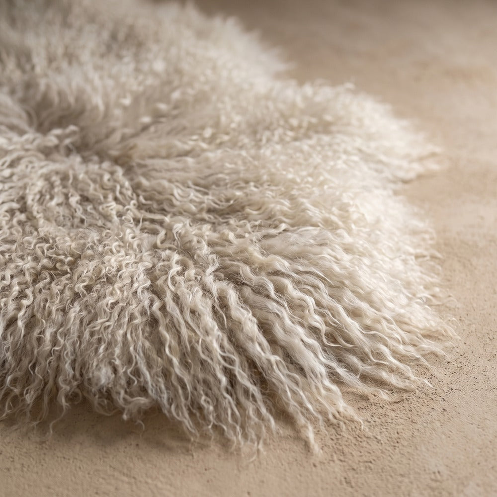 Tibetan Lamb Fur, styled at home