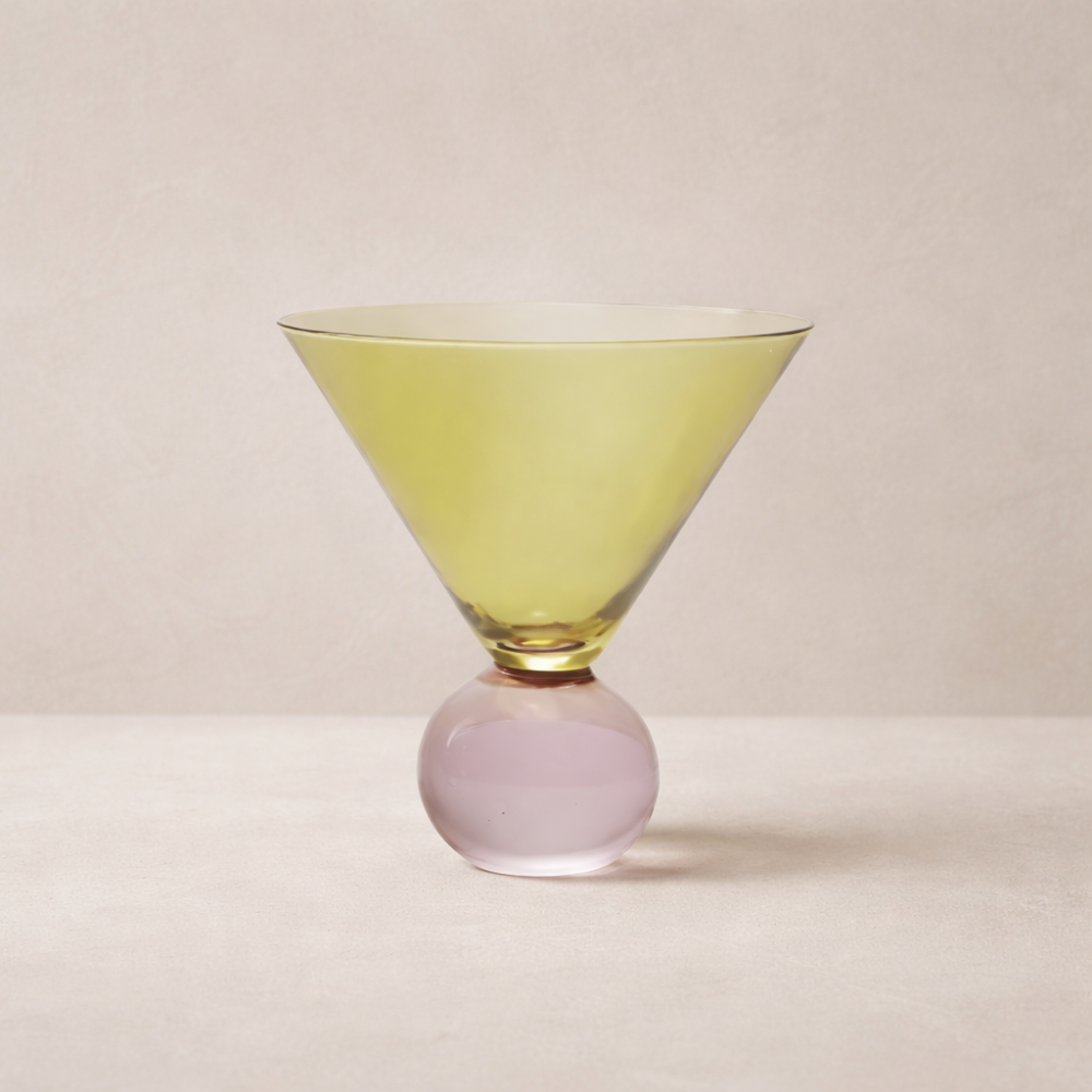 Two-Tone Martini Glass