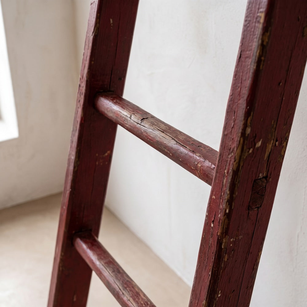 Red Vintage Ladder, detail