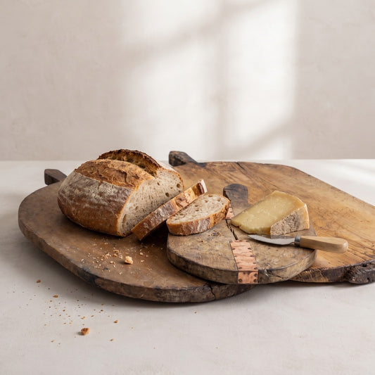 Vintage Turkish Cutting Board, styled at home