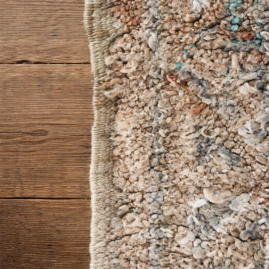 Vintage Berber Wool Rug - 5'9" X 10'2"
