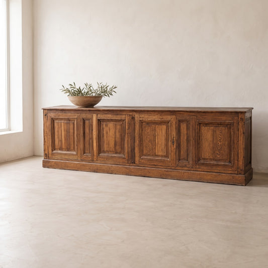 19th Century Oak Cabinet Base