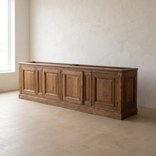 19th Century Oak Cabinet Base