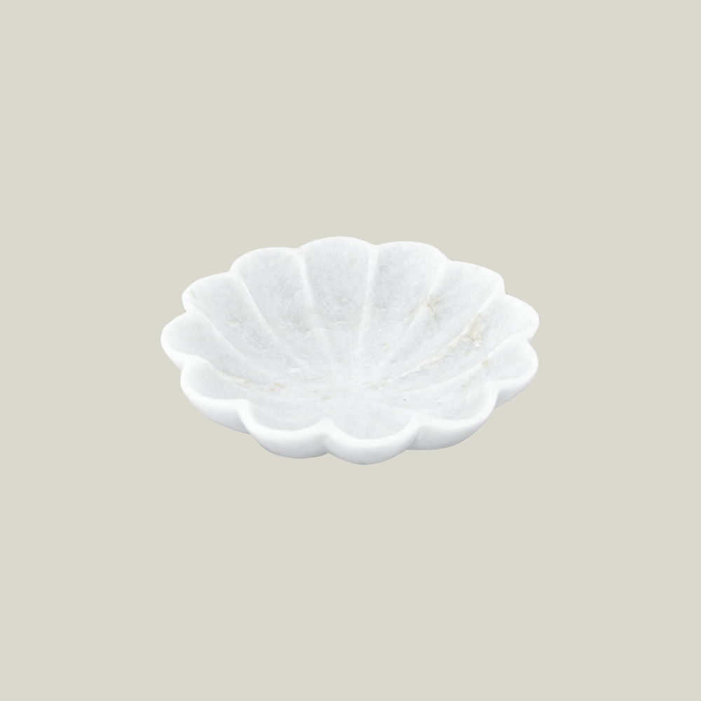 Flower Marble Bowl