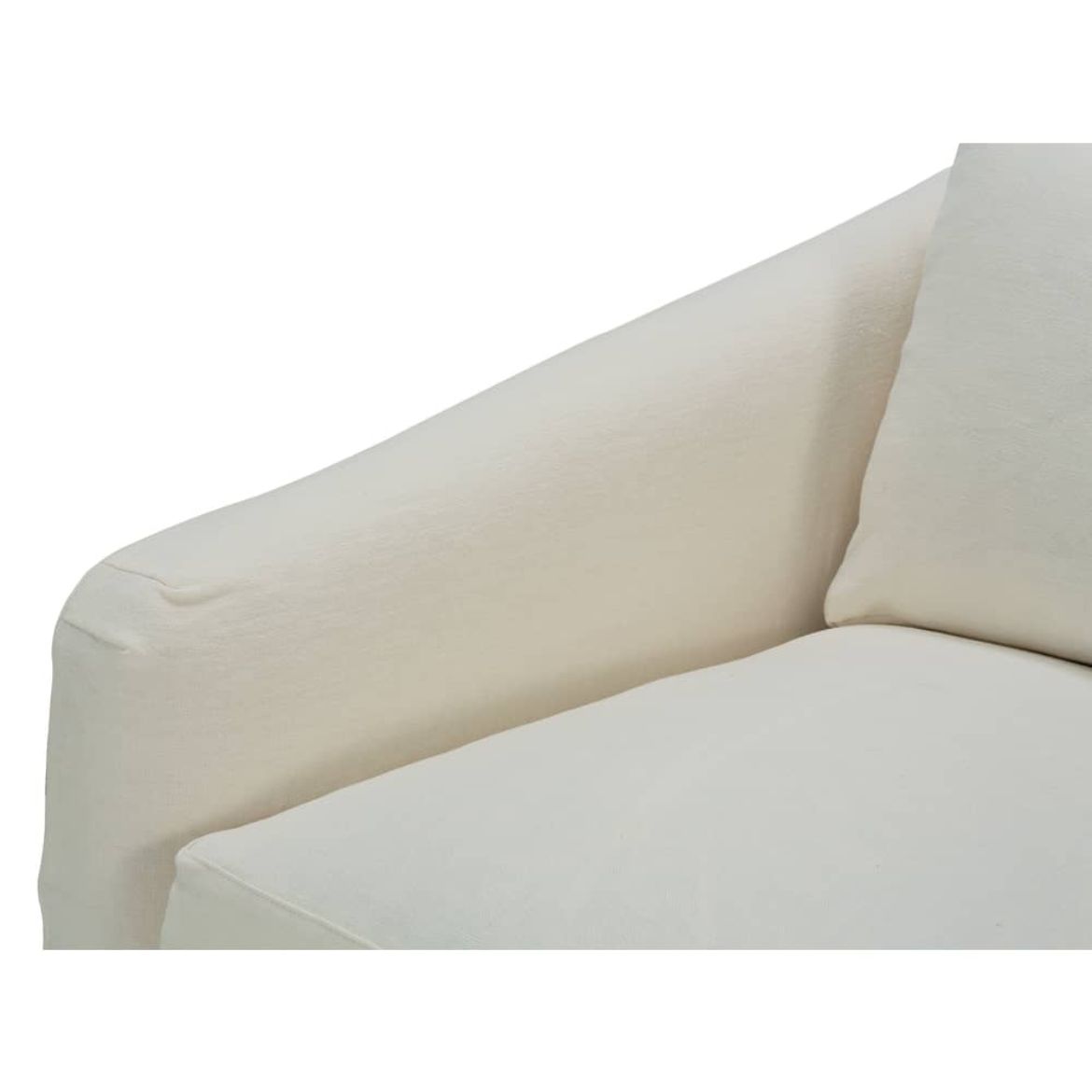Florence Slipcovered Swivel Chair