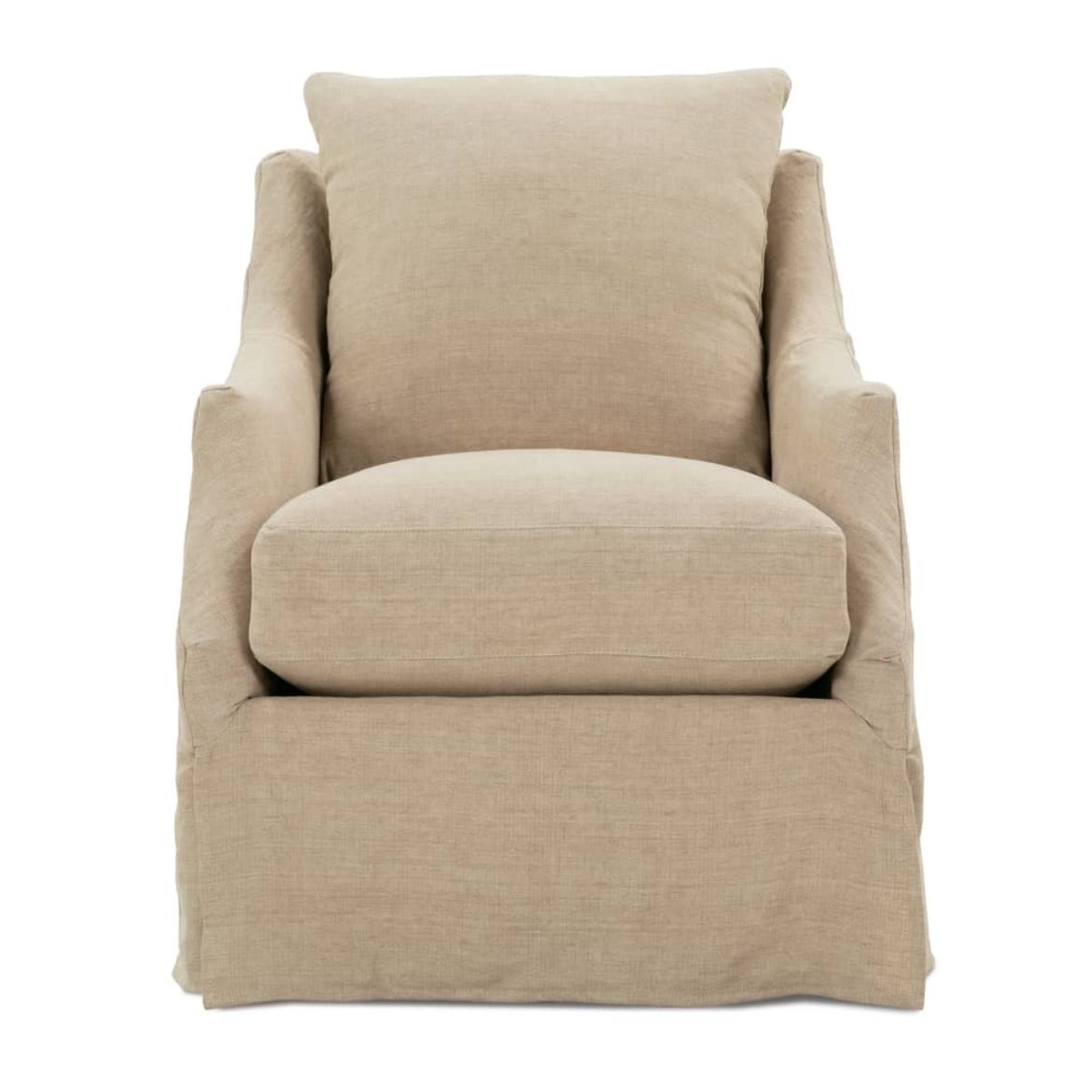 Kori Slipcovered Swivel Chair