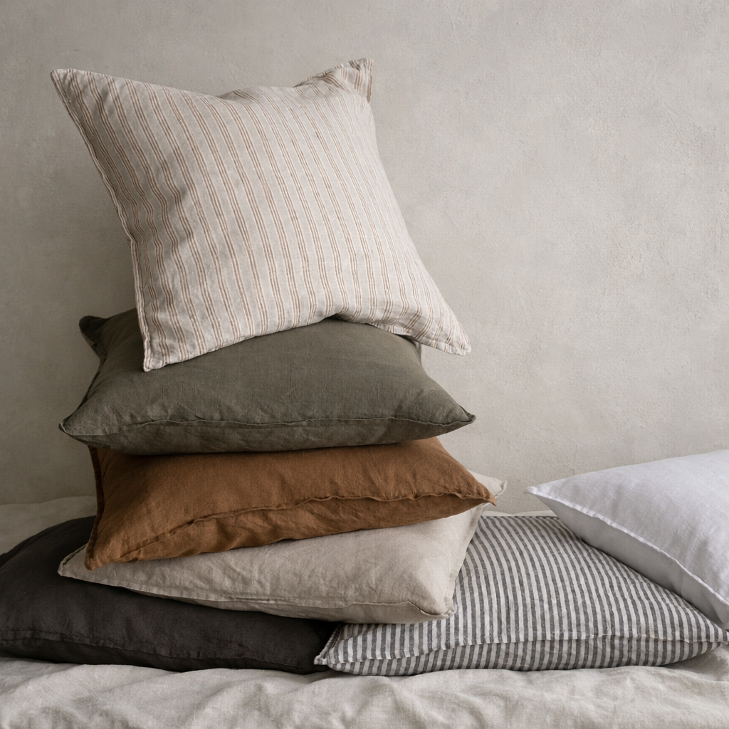 Stonewashed Linen Pillow