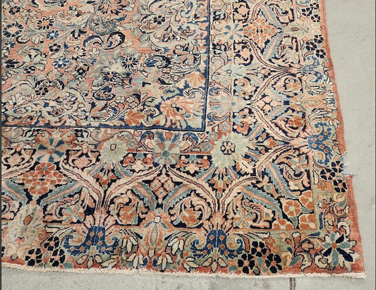 Vintage Sarouk Rug - 10'1" x 20'3"