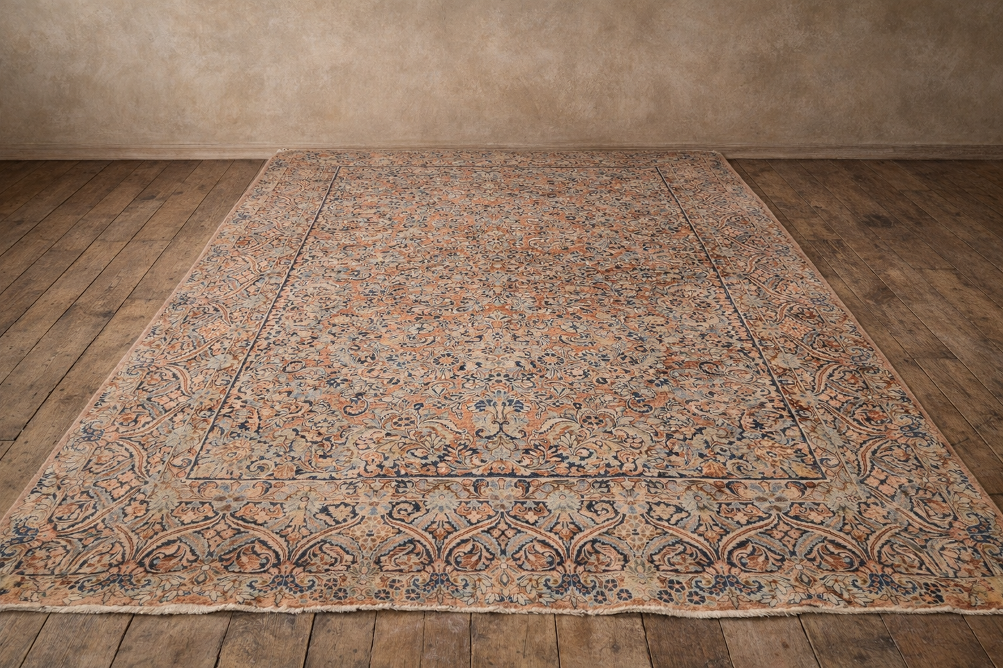 Vintage Sarouk Rug - 10'1" x 20'3"