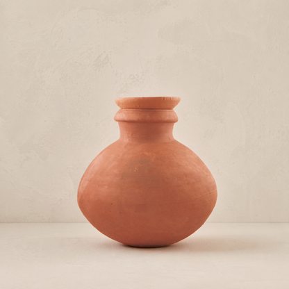 Terracotta Lidded Matki Vessel