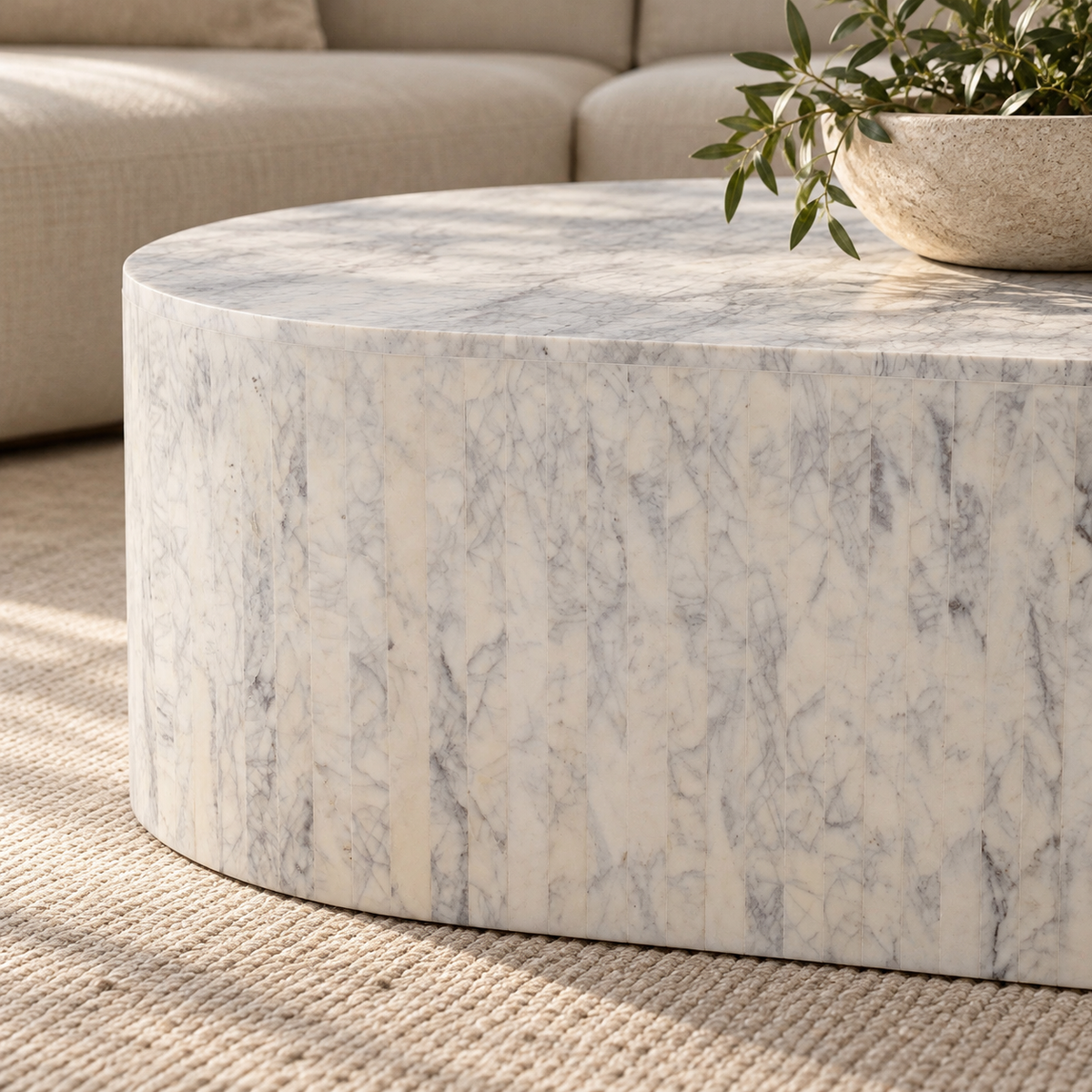 Como Marble Coffee Table