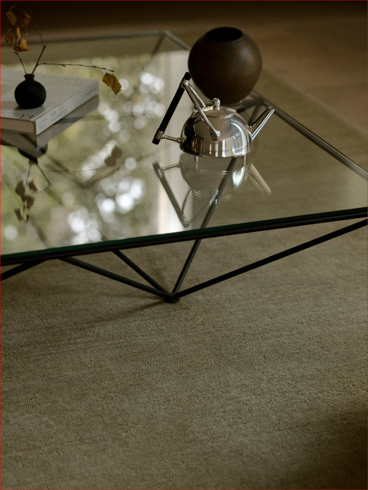 Agra rug in Artichoke