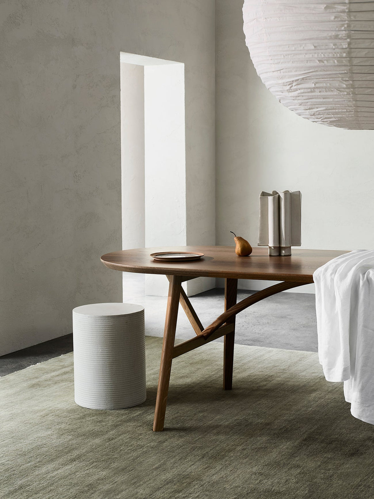 Agra rug in Artichoke