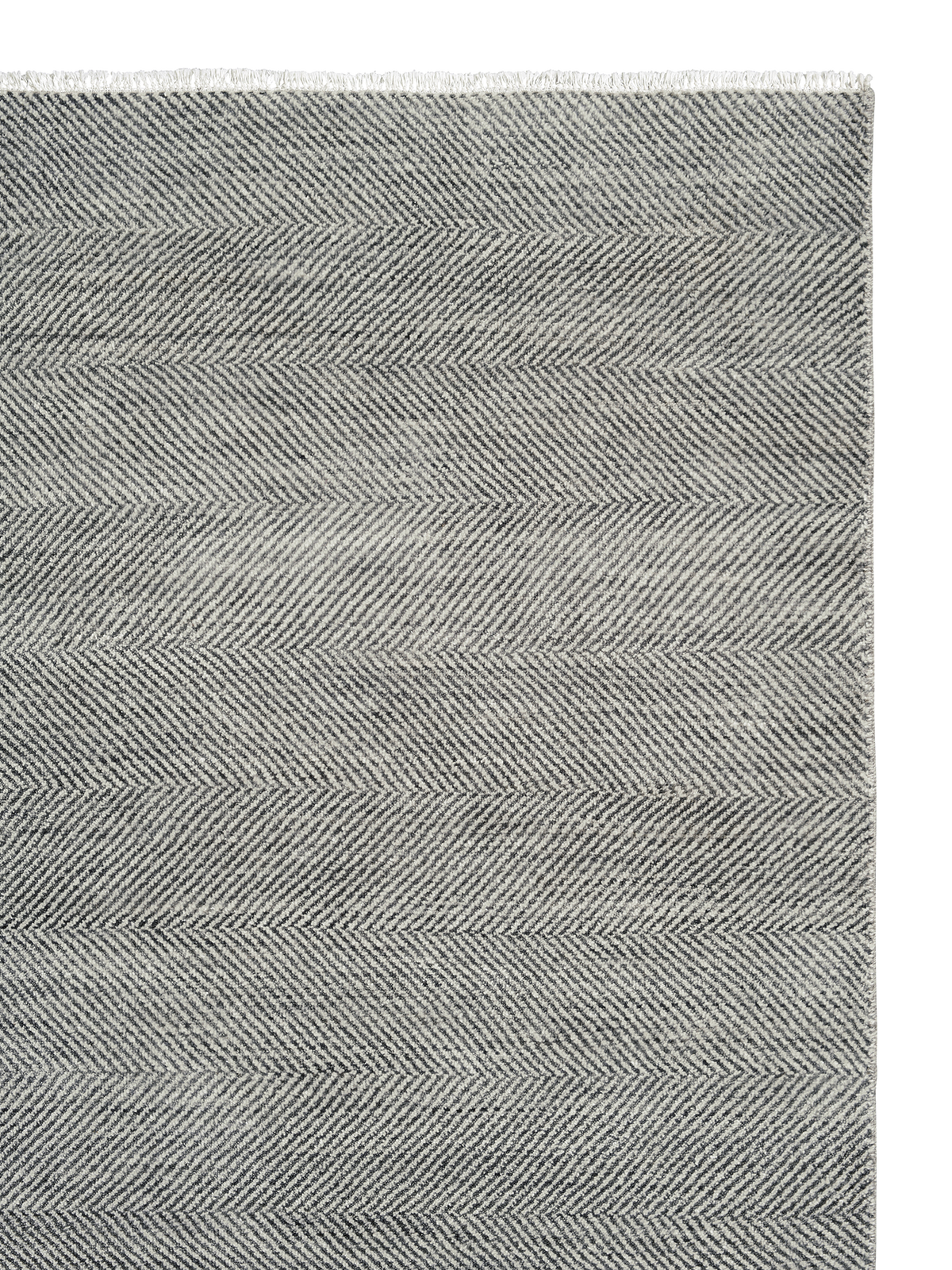 Babylon rug in Sterling & Graphite