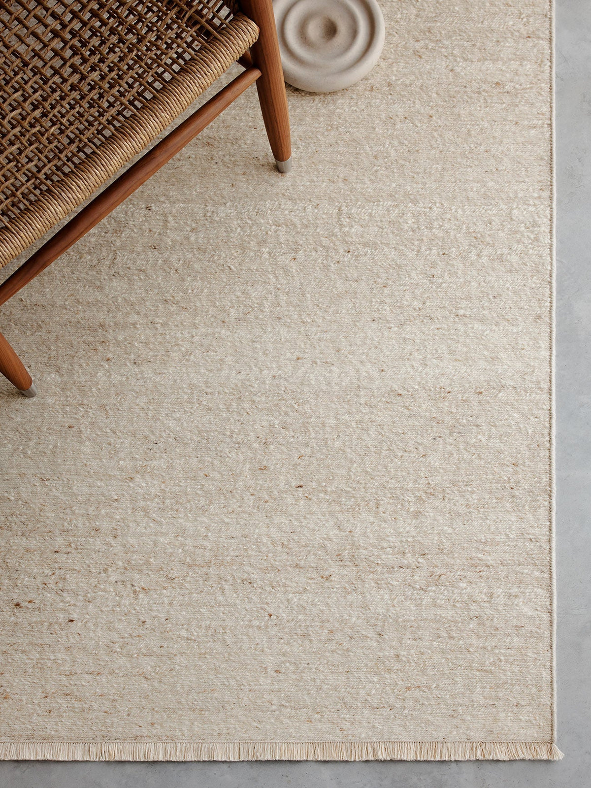 Cable rug in Calico