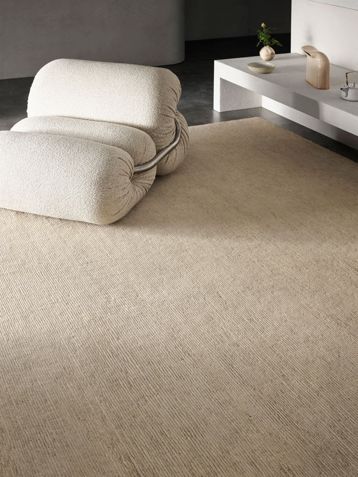 Corsica rug in Paperbark