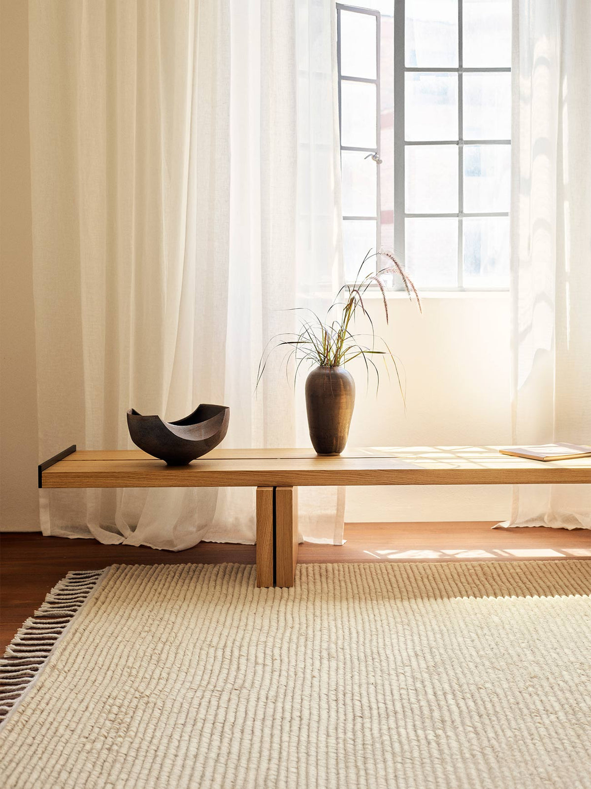 Malawi rug in Chino