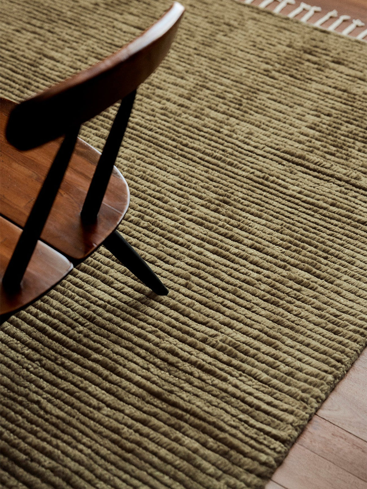 Malawi rug in Olive