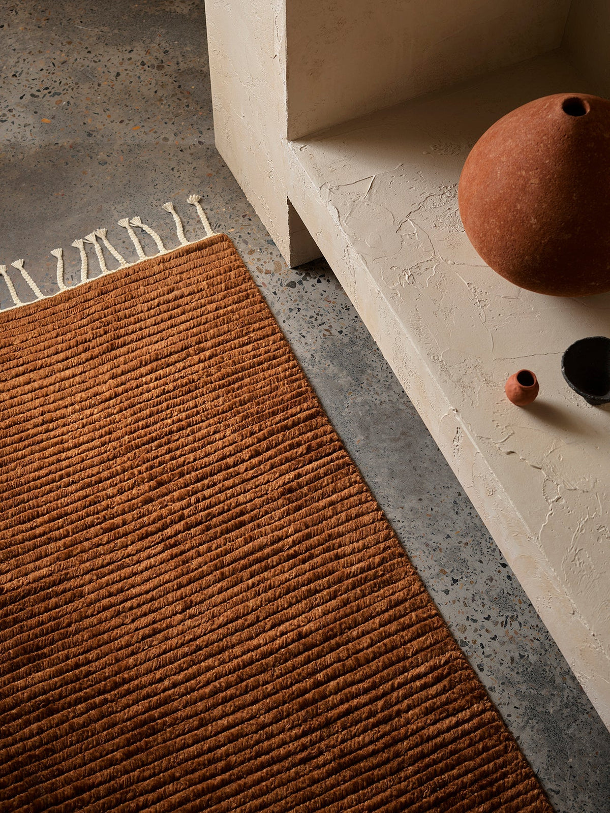 Malawi rug in Saffron