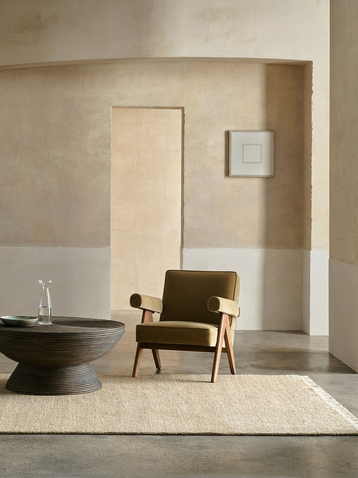 Mojave rug in Cashew