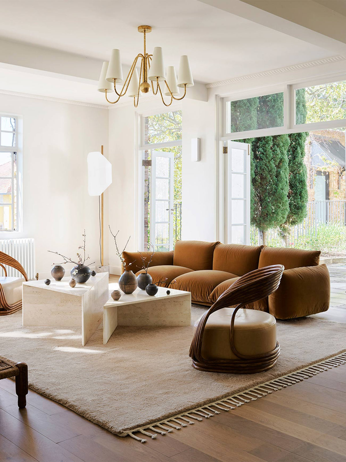 Petra rug in Sparrow