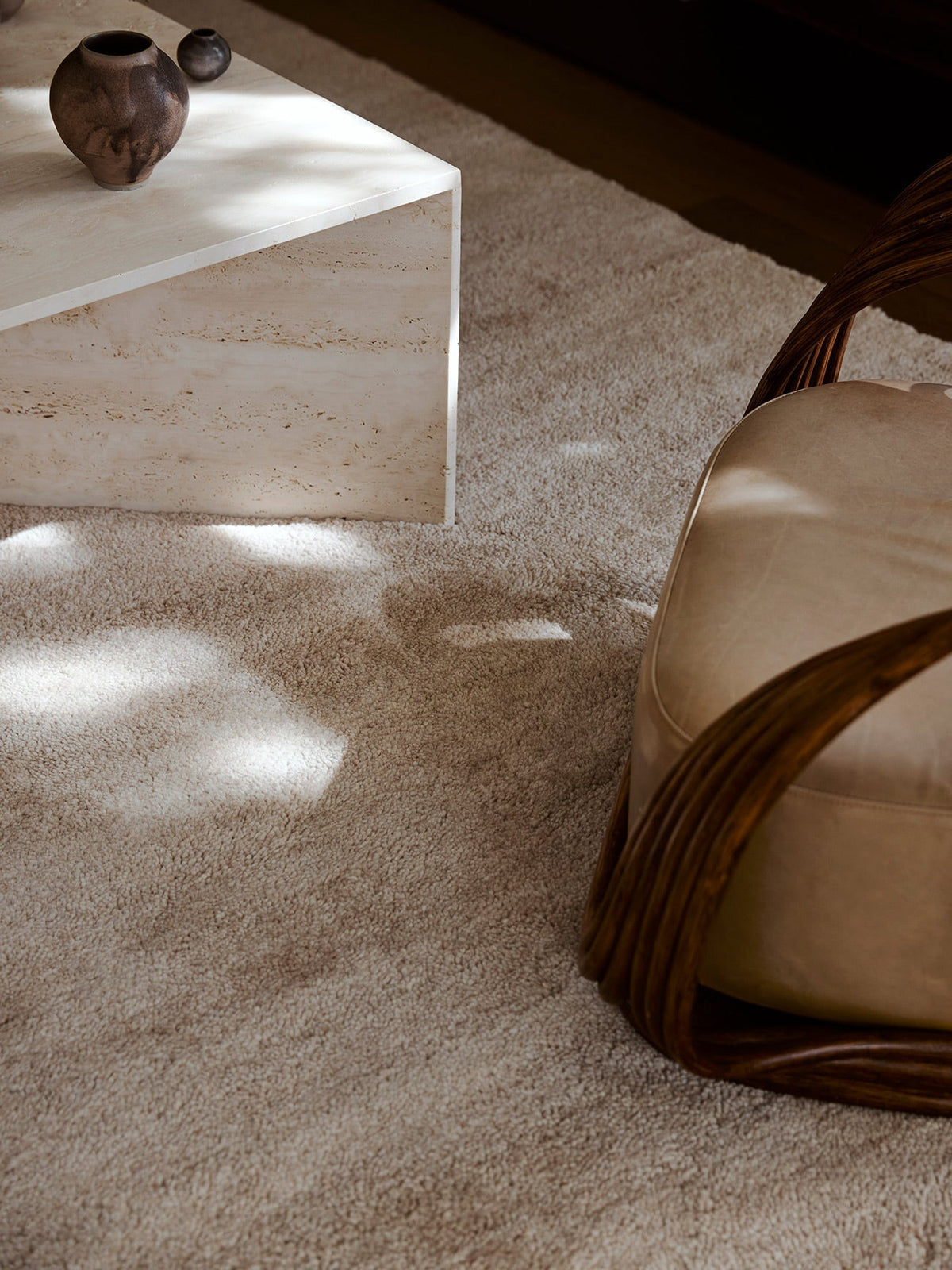 Petra rug in Sparrow