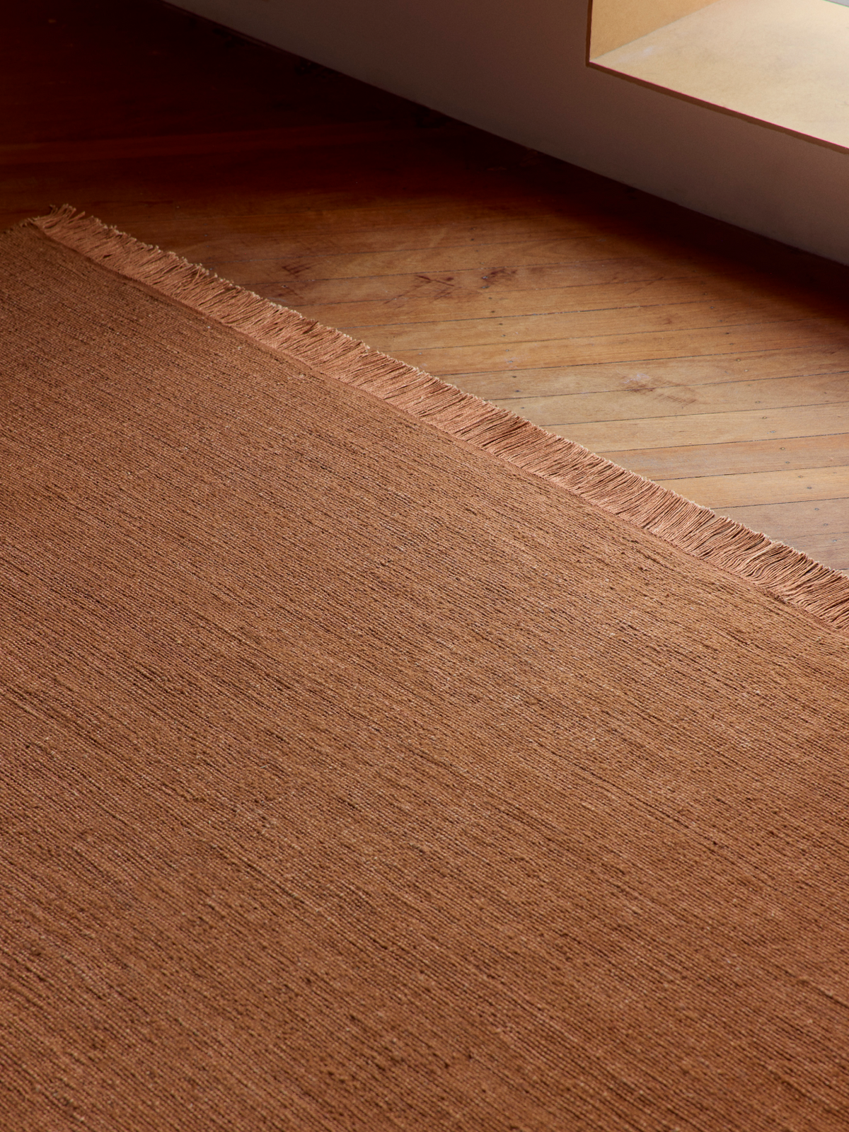 Willow rug in Henna