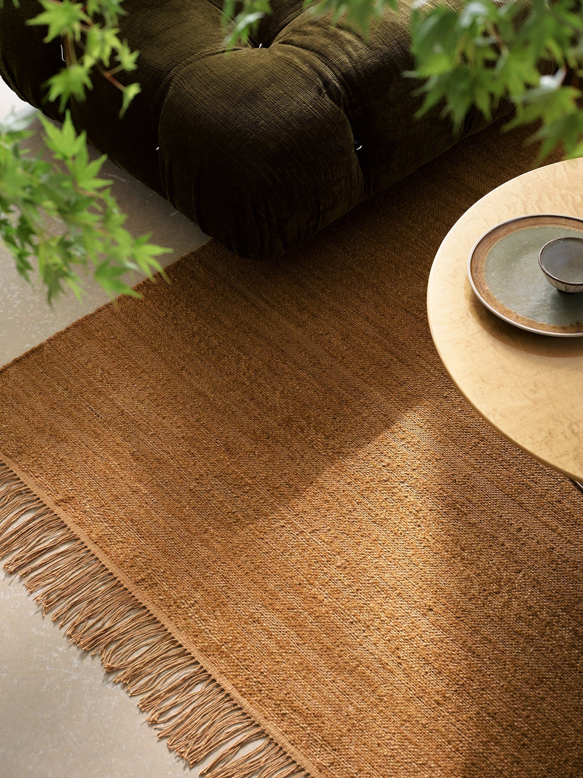 Willow rug in Mustard
