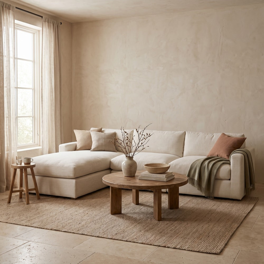 Bailey Modular Sectional, styled at home