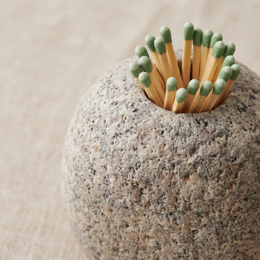 Beach Stone Match Striker, styled at home