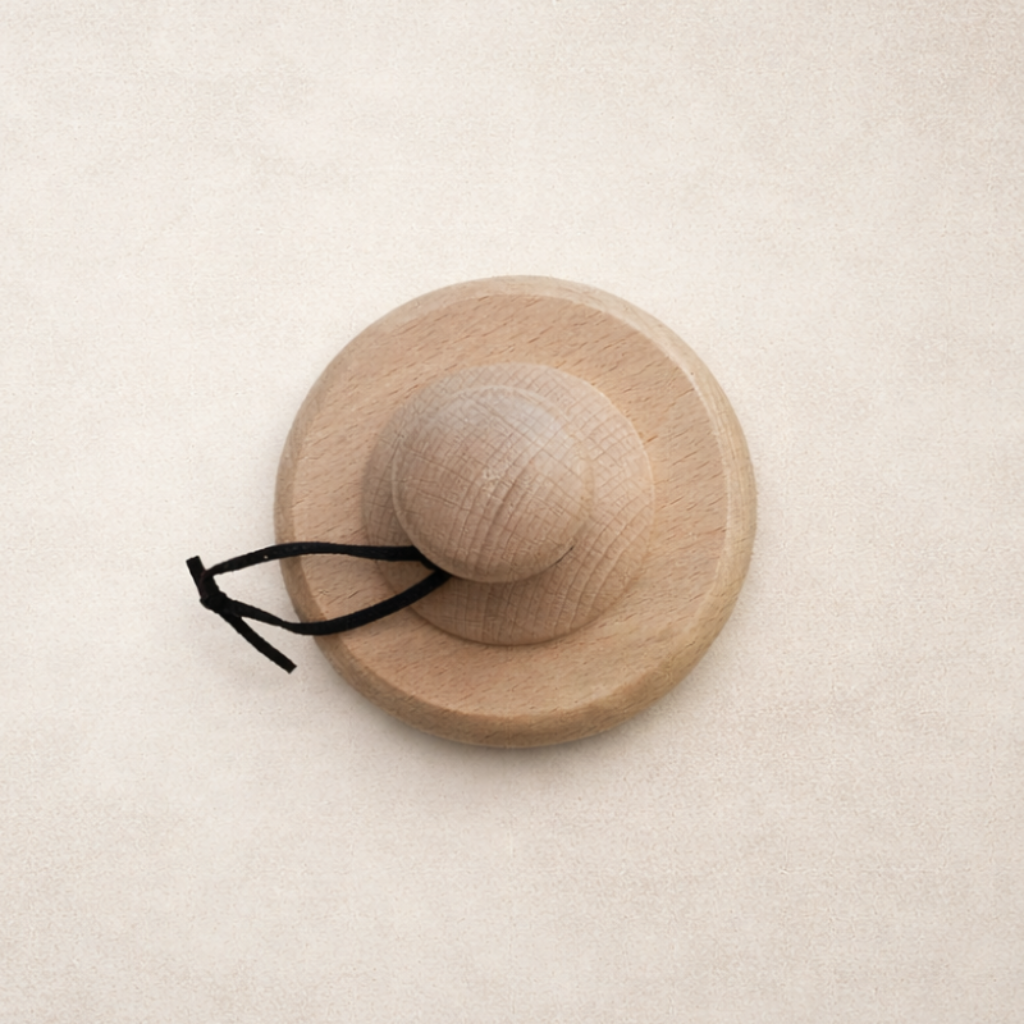 Body Brush with Leather Tie