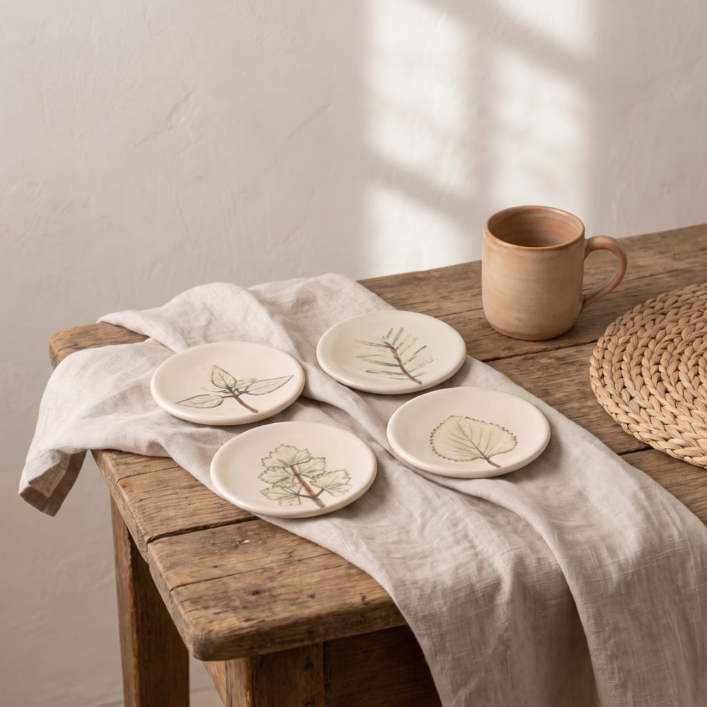 Botanical Sketch Saucer, styled at home