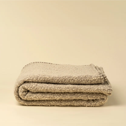 Blanket Stitch Boucle Throw