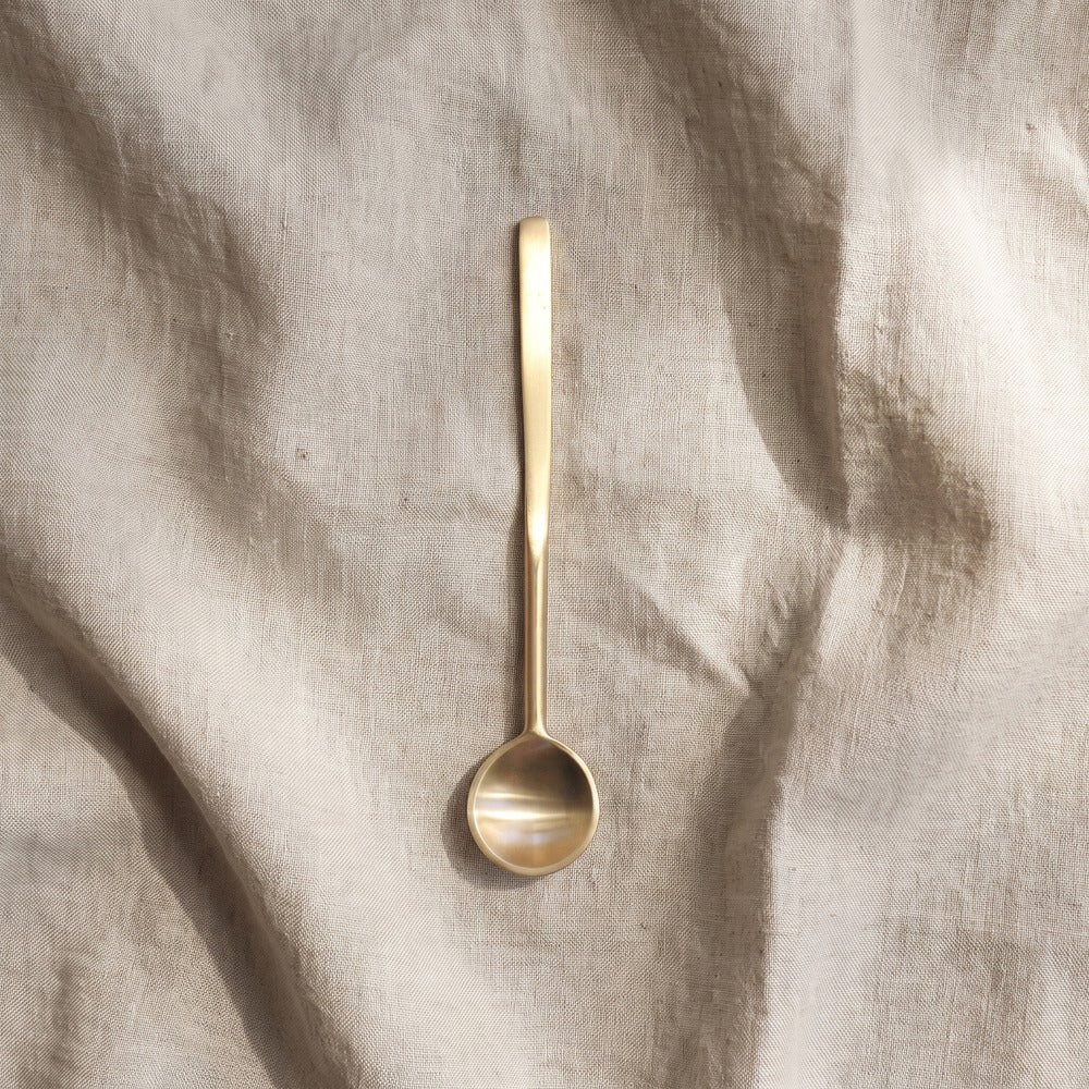 Tiny Brass Spoon