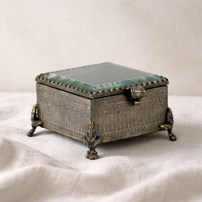 Brass Beveled Box