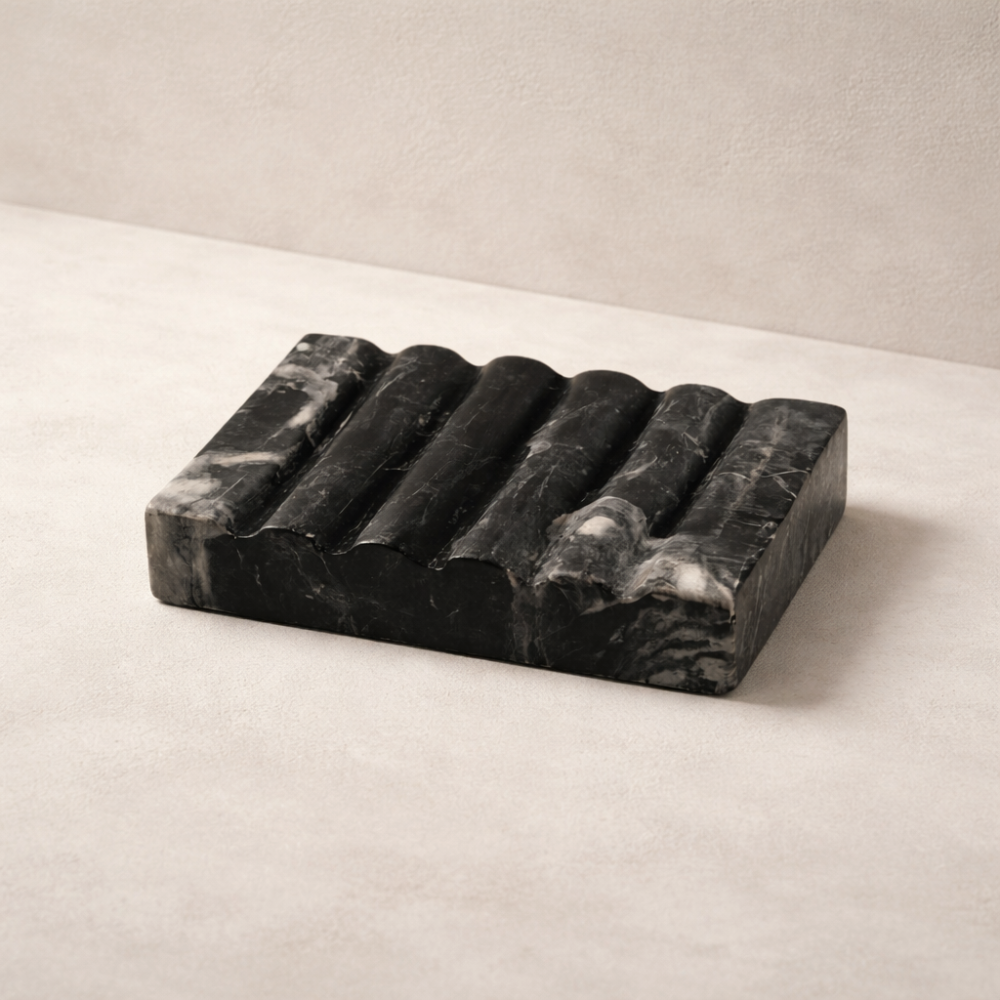 Carved Marble Soap Dish